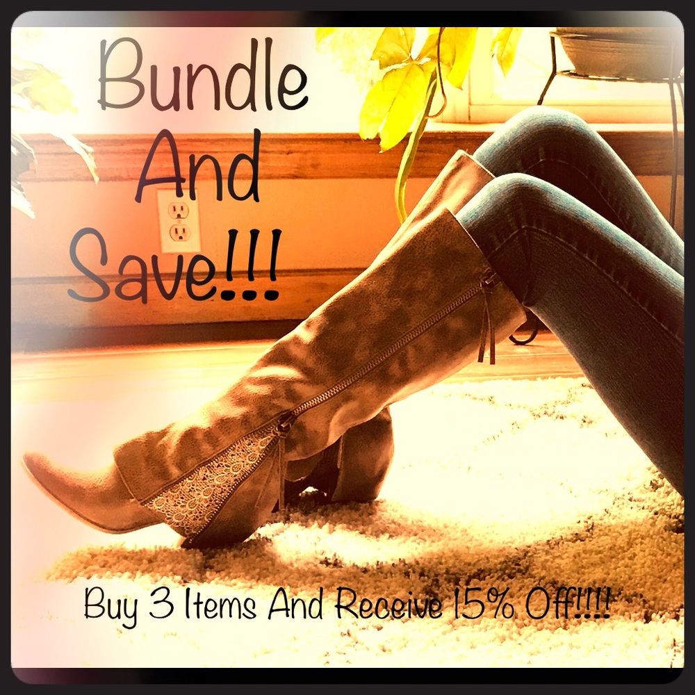 15% off Bundles of 3 or more items!!!!